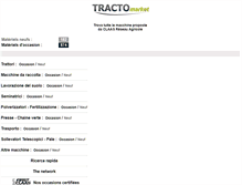 Tablet Screenshot of it.tractomarket.com